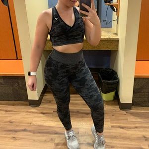 Gymshark Black Camo Set